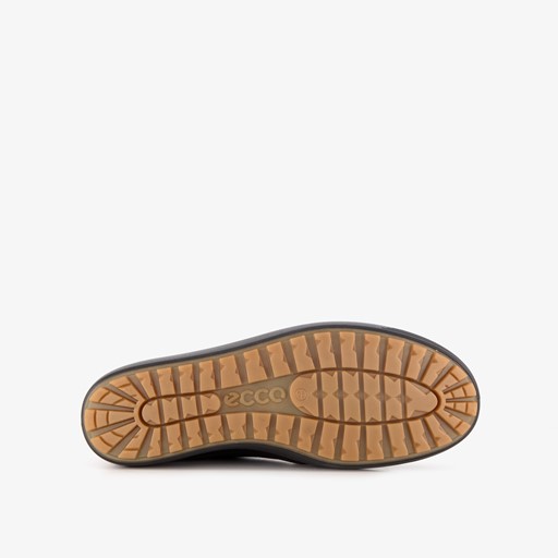 ECCO Soft 7 Tred leren dames veterschoenen zwart