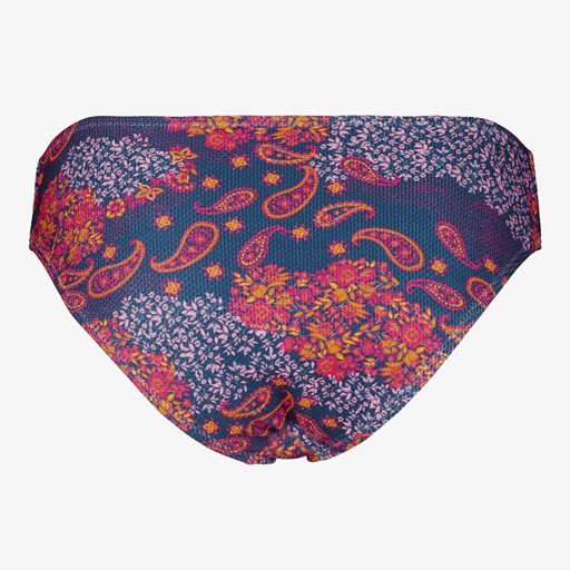 Dames bikinibroekje met print blauw