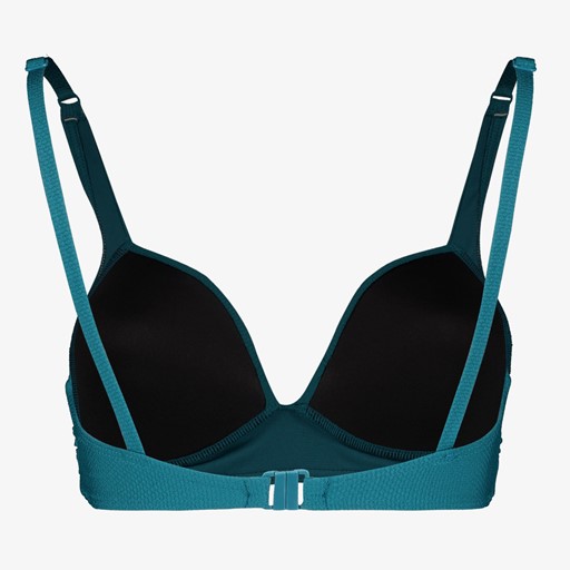 Voorgevormde dames bikinitop petrol