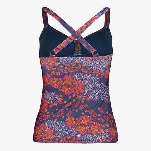 Voorgevormde dames tankini print blauw