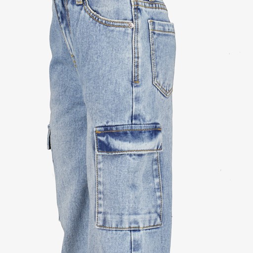 Wide leg meisjes cargo jeans