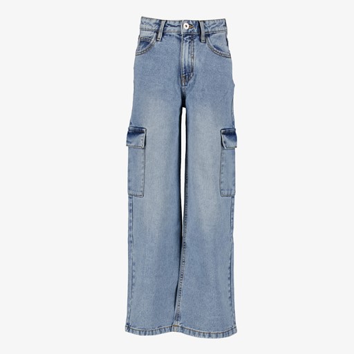 Wide leg meisjes cargo jeans