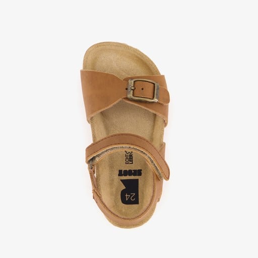 Jongens bio sandalen cognac