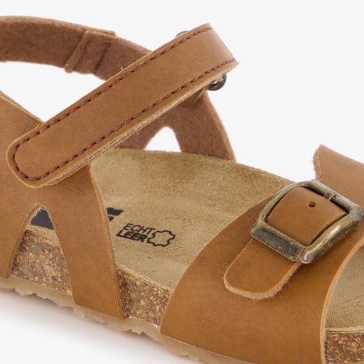 Jongens bio sandalen cognac