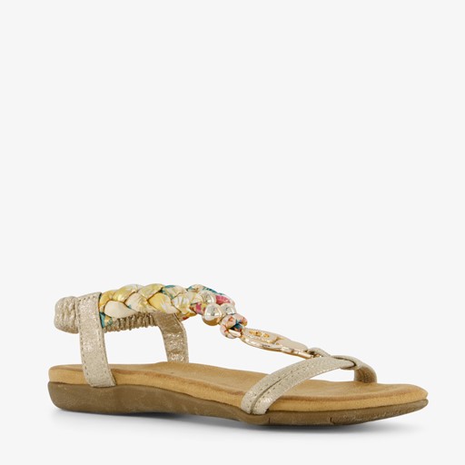 Meisjes sandalen met vlechtdetail