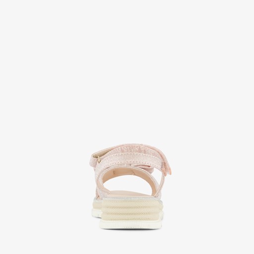 Meisjes sandalen met glitters en strikje