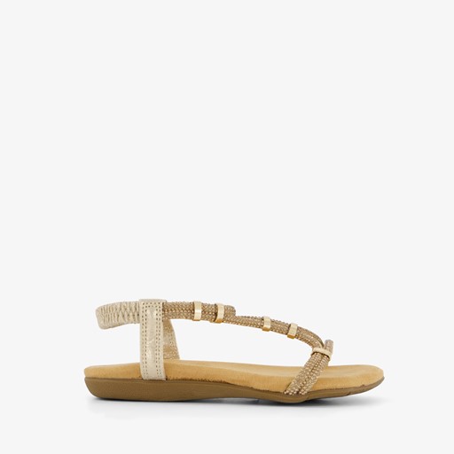 Meisjes sandalen goudkleurig