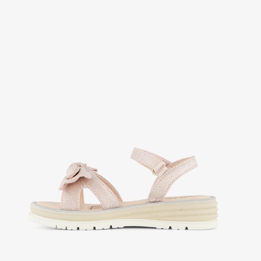 Meisjes sandalen met glitters en strikje