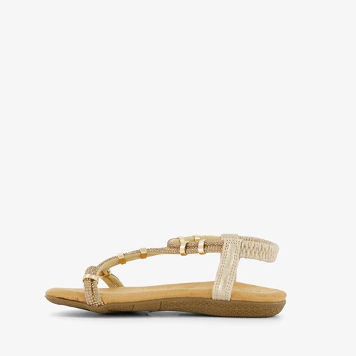 Meisjes sandalen goudkleurig