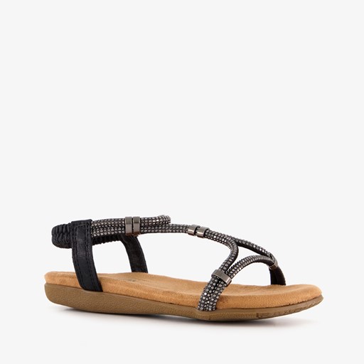 Meisjes sandalen zwart