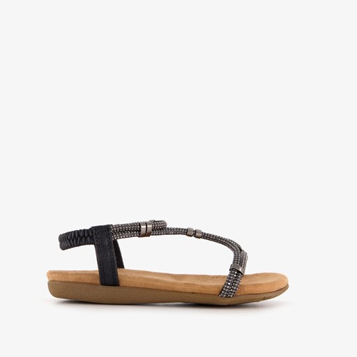 Meisjes sandalen zwart