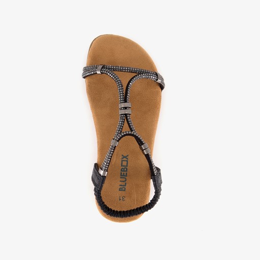 Meisjes sandalen zwart