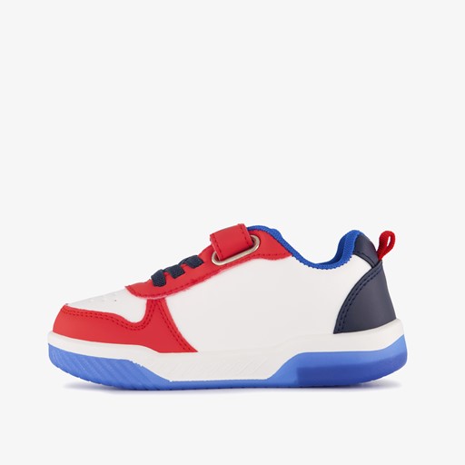 Mario Kart kinder sneakers met lichtjes rood blauw