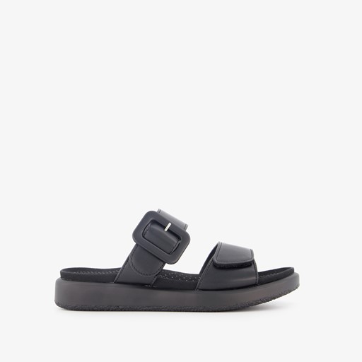 Dames slippers zwart