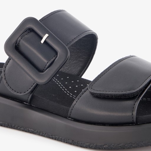 Dames slippers zwart