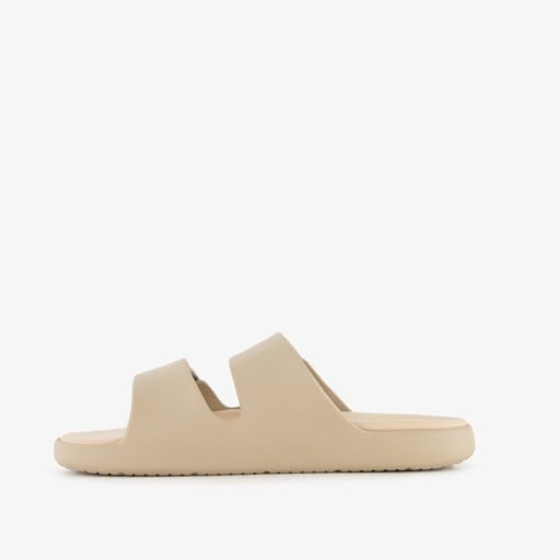 Slides heren badslippers beige