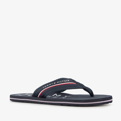 Heren teenslippers blauw
