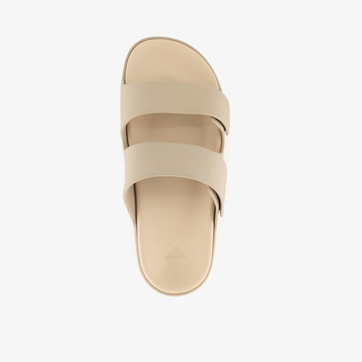 Slides heren badslippers beige