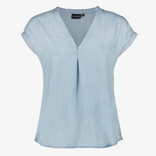 Dames denim lyocell blouse