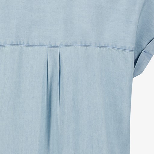 Dames denim lyocell blouse