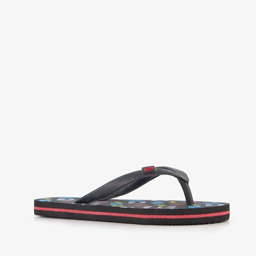 Jongens teenslippers met game controllers zwart