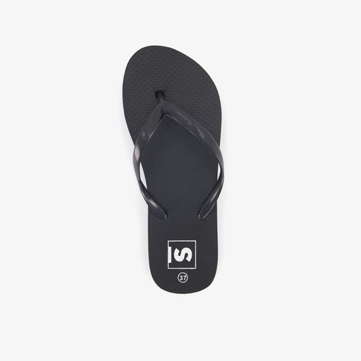 Dames slippers zwart
