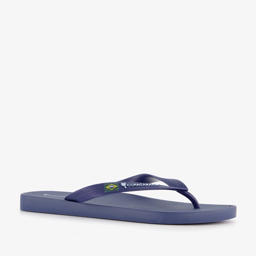 Heren teenslippers blauw