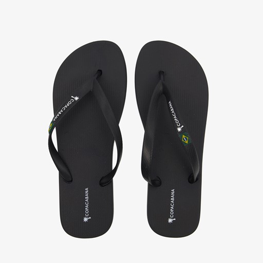 Heren teenslippers zwart
