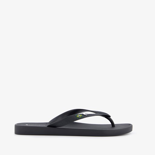 Heren teenslippers zwart