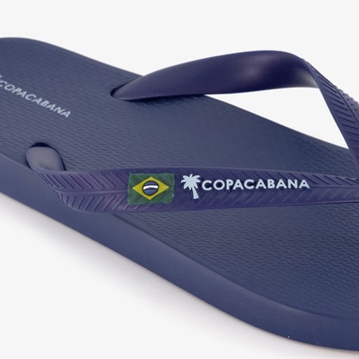 Heren teenslippers blauw