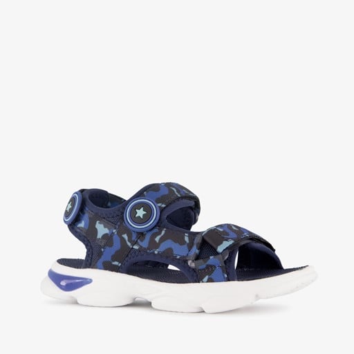 Jongens sandalen met lichtjes blauw