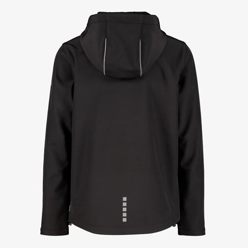 Kinder softshell jas zwart