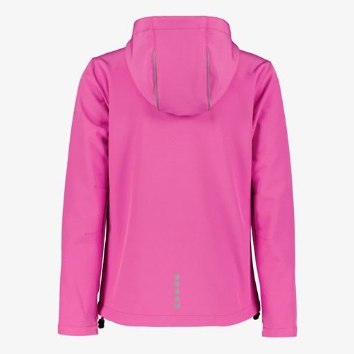 Meisjes softshell jas roze