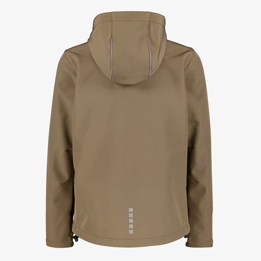 Kinder softshell jas grijs