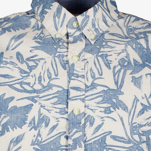 Heren overhemd met korte mouwen