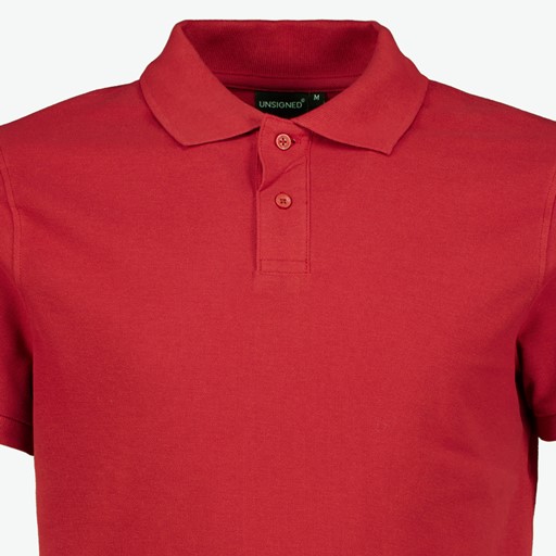 Heren polo rood