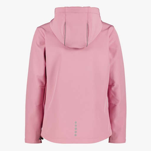 Kinder softshell jas lichtroze