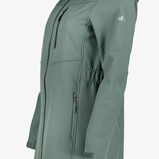 Dames softshell parka groen