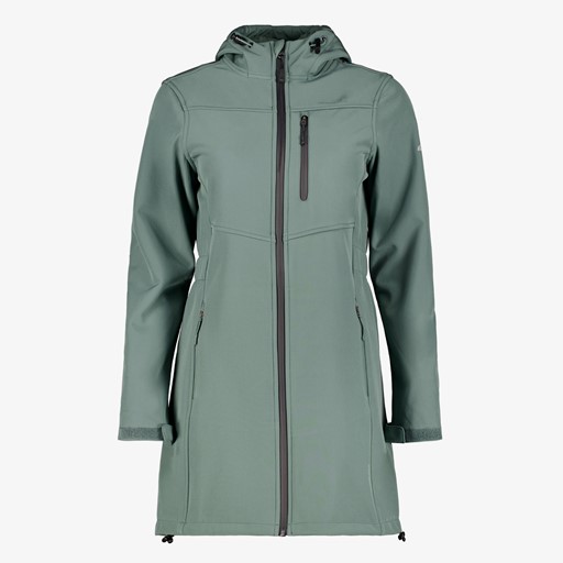 Dames softshell parka groen
