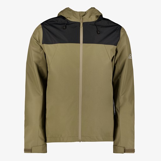 Heren outdoor jas grijs groen