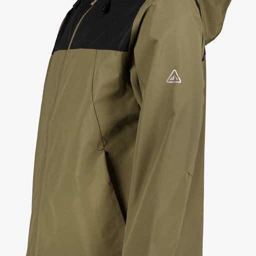 Heren outdoor jas grijs groen