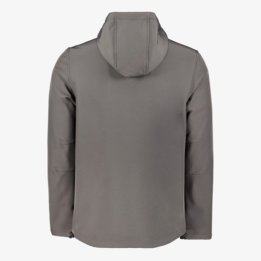 Heren softshell jas donkergrijs