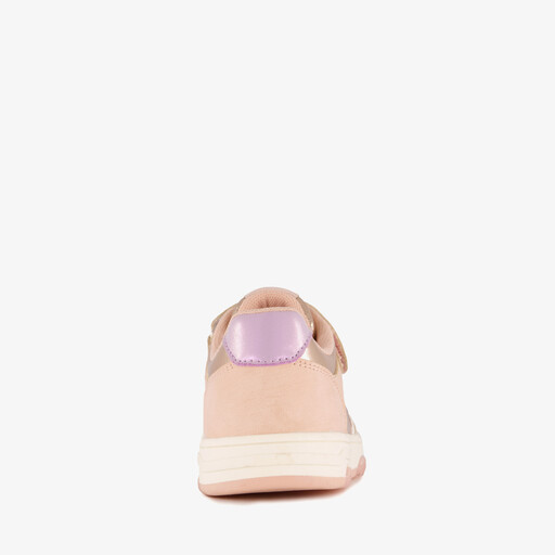 Metallic meisjes sneakers lichtroze