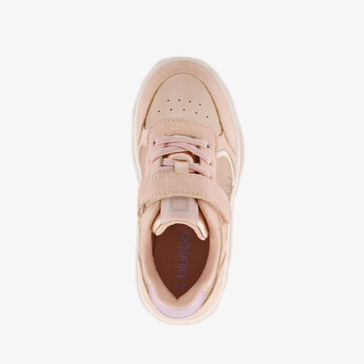 Metallic meisjes sneakers lichtroze