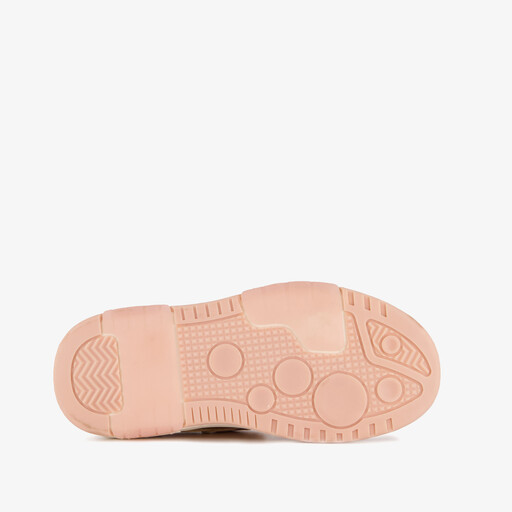 Metallic meisjes sneakers lichtroze