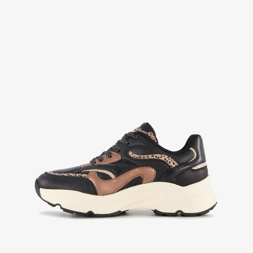 Dames dad sneakers zwart