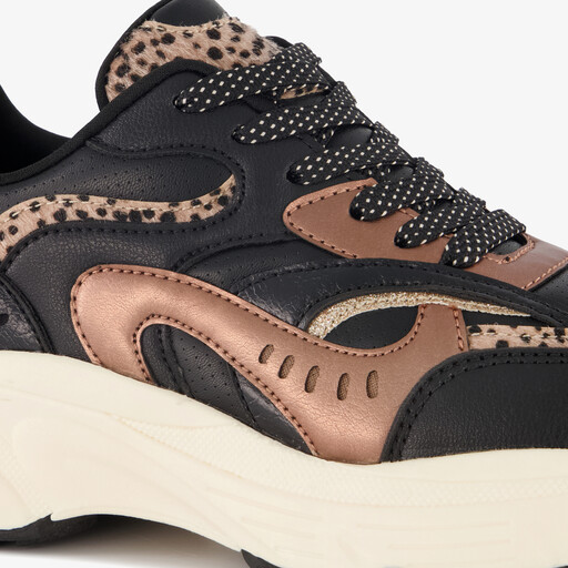 Dames dad sneakers zwart