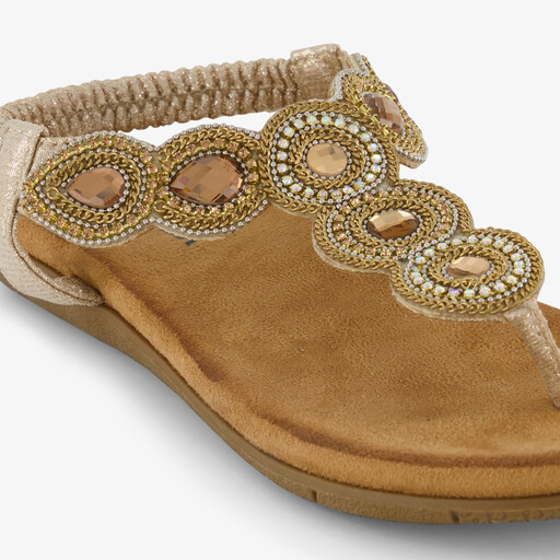 Dames sandalen goud