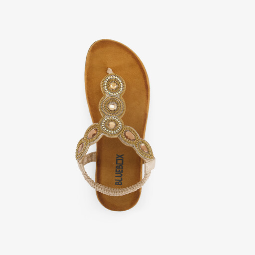 Dames sandalen goud