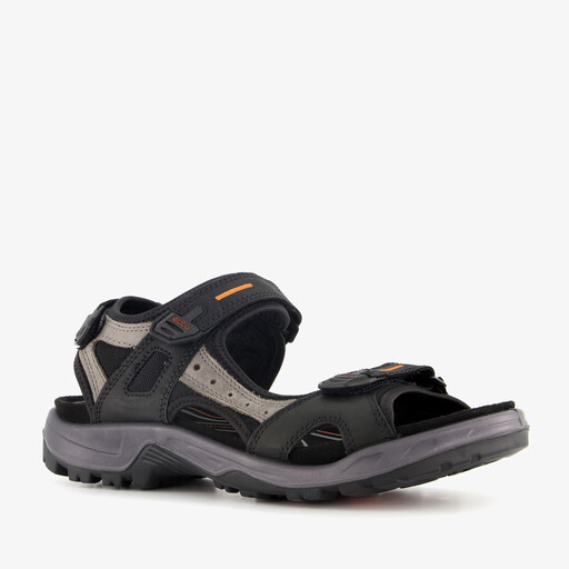 ECCO Off Road leren heren sandalen zwart